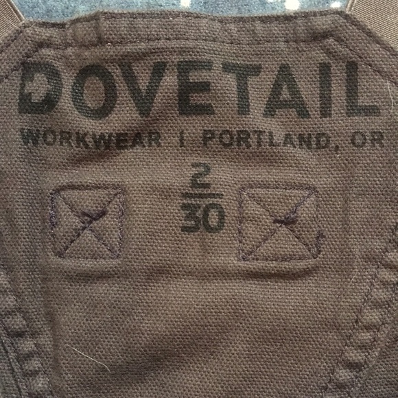 Dovetail Workwear Freshley Overall Dark Grey Canvas Women’s 2 - Picture 3 of 7